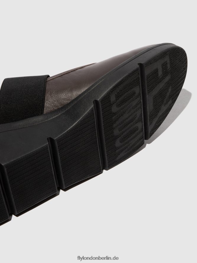 Frauen Fly London braun elastische Schuhe nara547 DP8RD8687