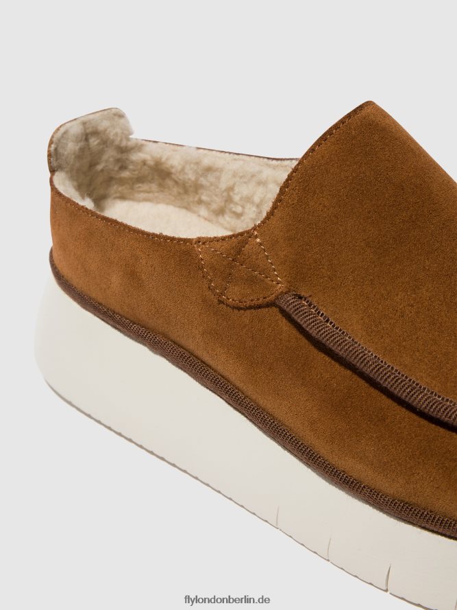 Frauen Fly London Cognac geschlossene Schuhe ceze361 DP8RD8694