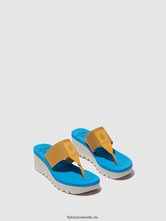 Frauen Fly London Hummel Slip-On-Pantoletten yomu725 DP8RD8358