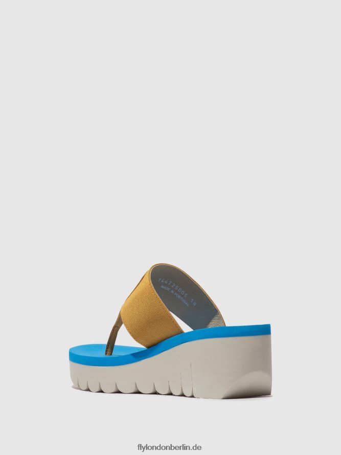 Frauen Fly London Hummel Slip-On-Pantoletten yomu725 DP8RD8358