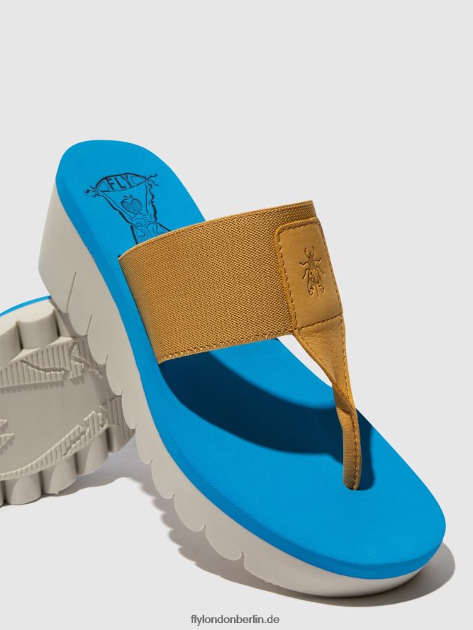 Frauen Fly London Hummel Slip-On-Pantoletten yomu725 DP8RD8358