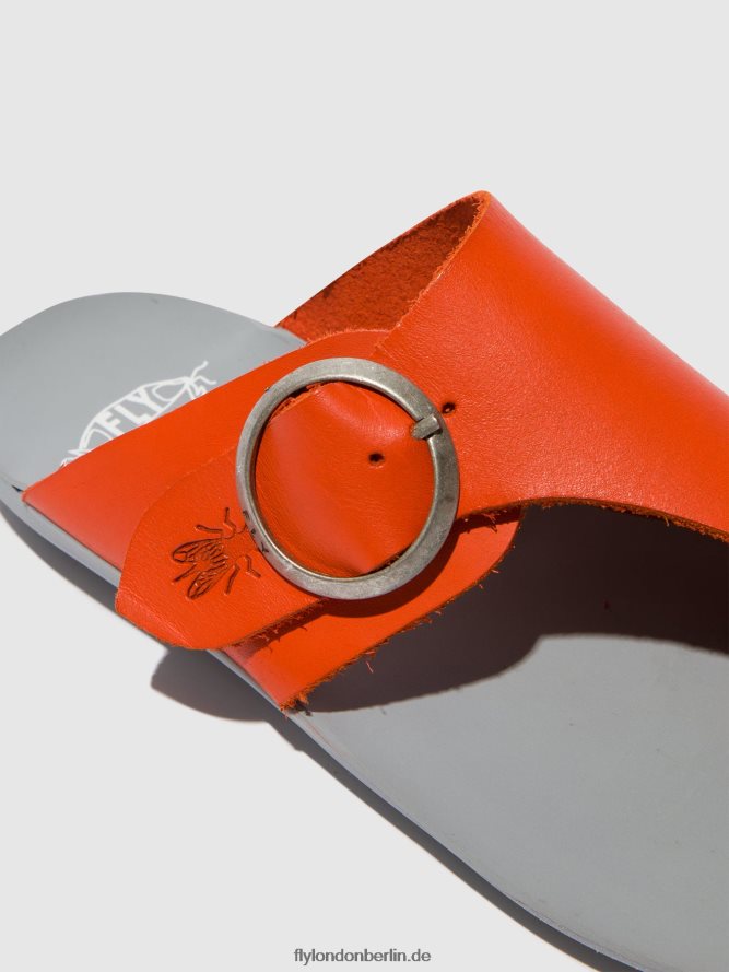 Frauen Fly London Koralle Pantoletten mit offener Zehenpartie, Mica758 DP8RD8383