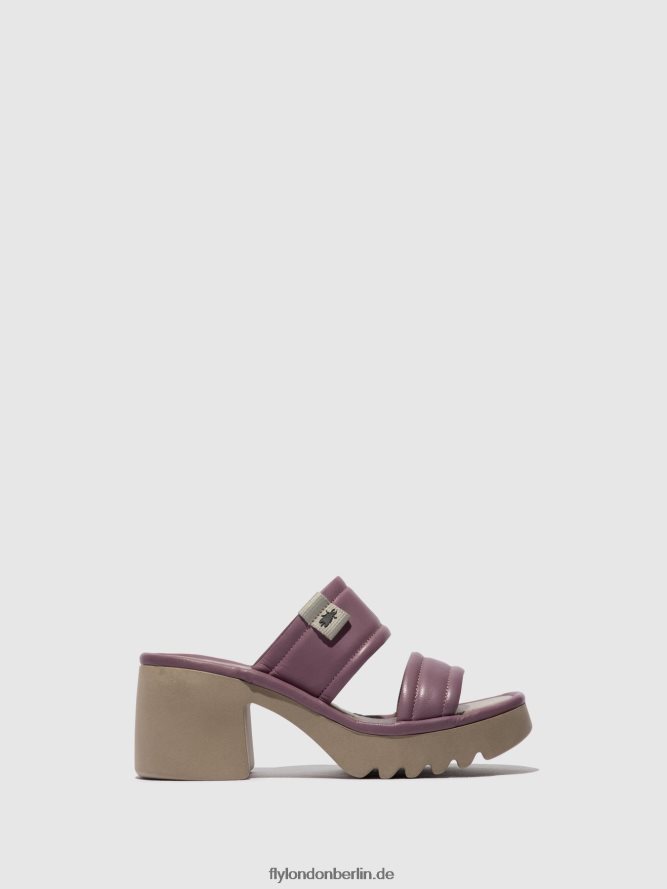 Frauen Fly London violett Slip-On-Pantoletten mava432 DP8RD8363