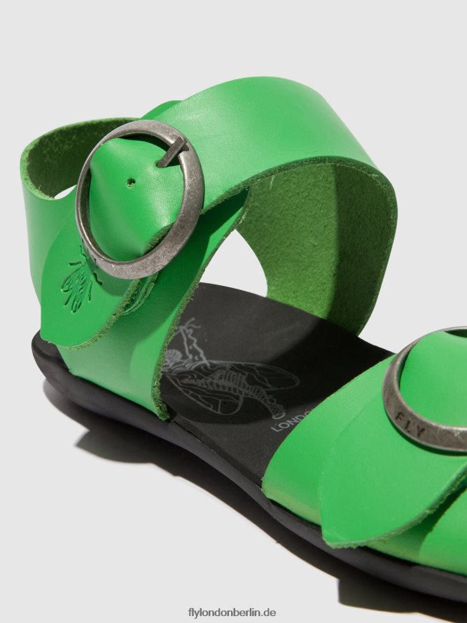 Frauen Fly London Avocado Schnallensandalen masa757 DP8RD8497