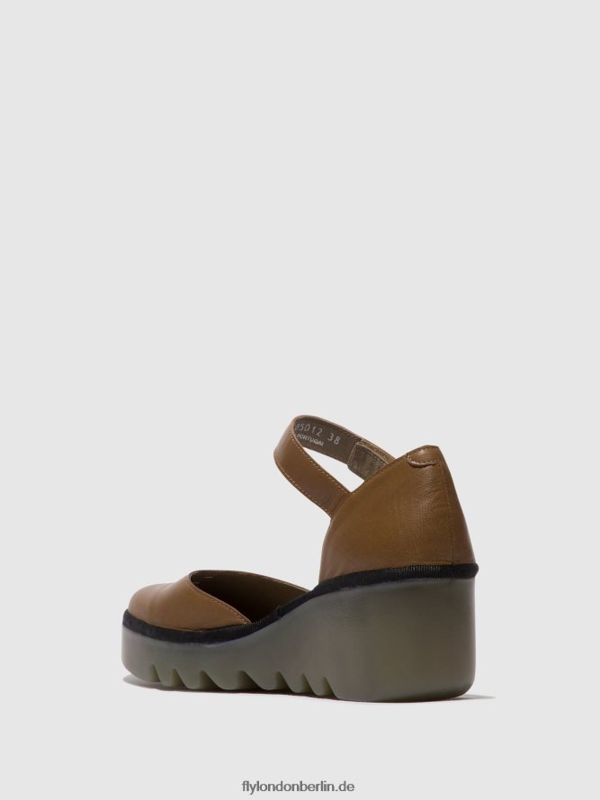 Frauen Fly London Boden Knöchelriemensandalen biso305 DP8RD8511