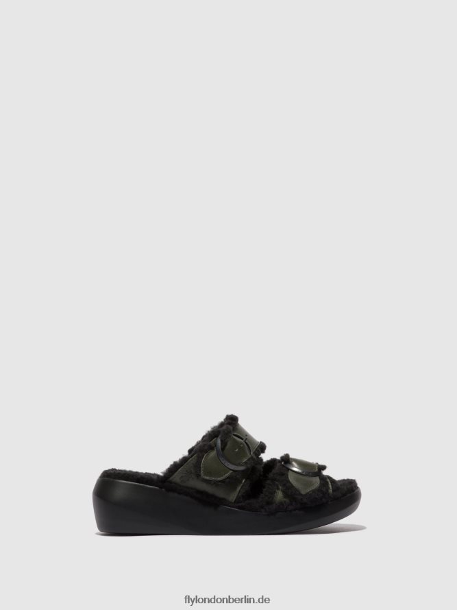 Frauen Fly London Diesel Slip-On-Sandalen buga902 DP8RD8515