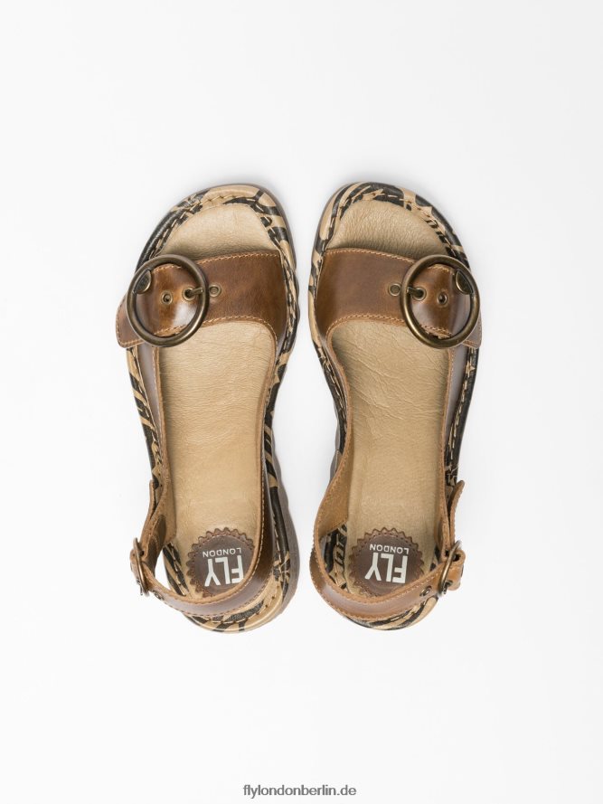 Frauen Fly London Peru Schnallensandalen DP8RD8528