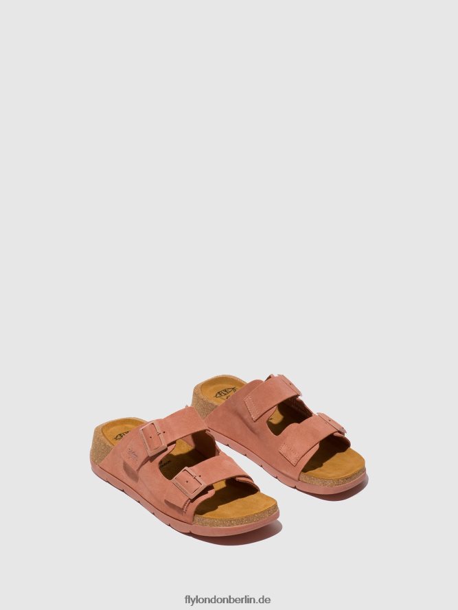 Frauen Fly London Rose Schnallensandalen caja721 DP8RD8525