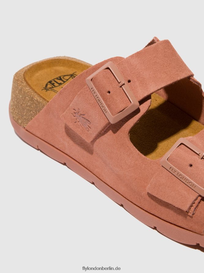 Frauen Fly London Rose Schnallensandalen caja721 DP8RD8525