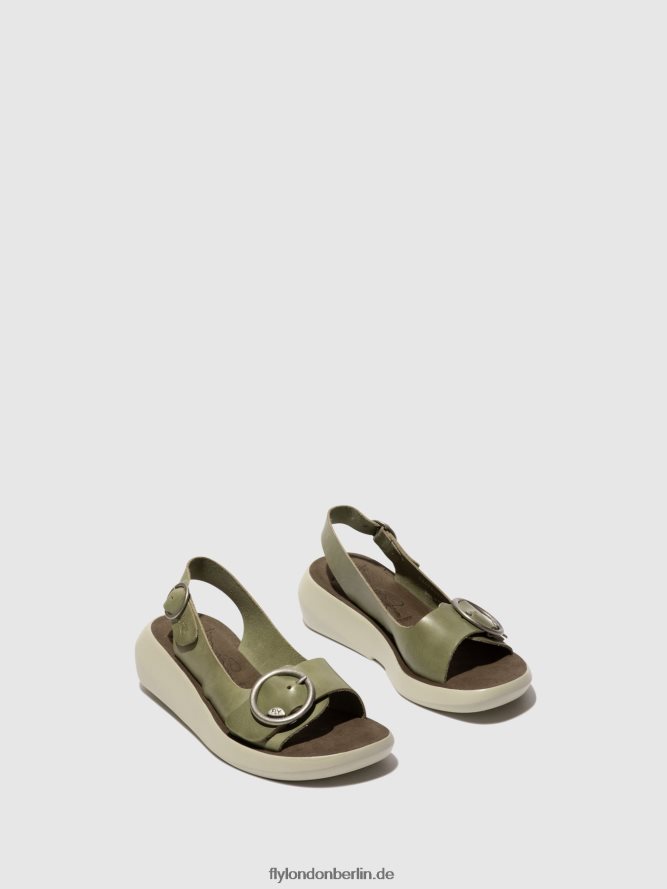 Frauen Fly London SMOG Slingback-Sandalen berk754 DP8RD8586