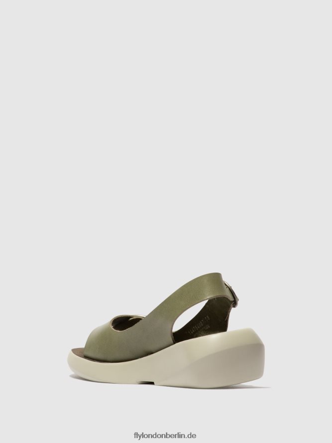 Frauen Fly London SMOG Slingback-Sandalen berk754 DP8RD8586