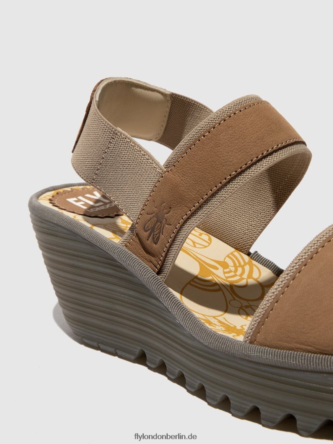 Frauen Fly London Sand Slingback-Sandalen yaco416 DP8RD8431