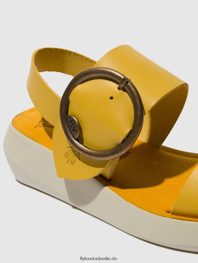 Frauen Fly London Senf Slingback-Sandalen bani739 DP8RD8469