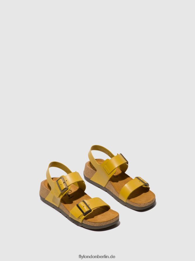 Frauen Fly London Senf Slingback-Sandalen ceke722 DP8RD8461