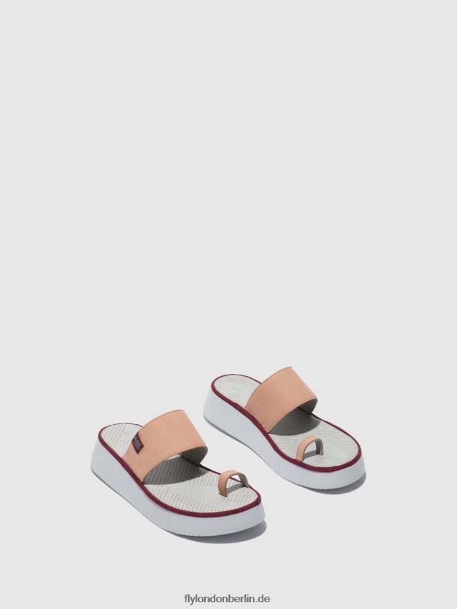 Frauen Fly London cupido nacktrosa Riemchensandalen chev316 DP8RD8600