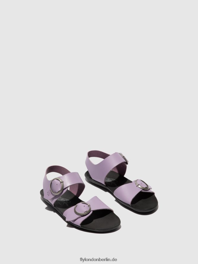 Frauen Fly London lila Schnallensandalen masa757 DP8RD8499