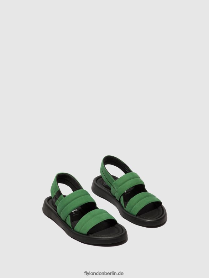 Frauen Fly London lindgrün Slingback-Sandalen tofy941 DP8RD8449