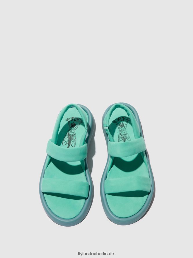 Frauen Fly London mynt Slingback-Sandalen tera873 DP8RD8541