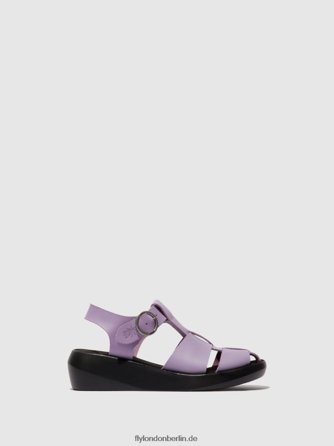 Frauen Fly London violett Riemchensandalen bawe842 DP8RD8429