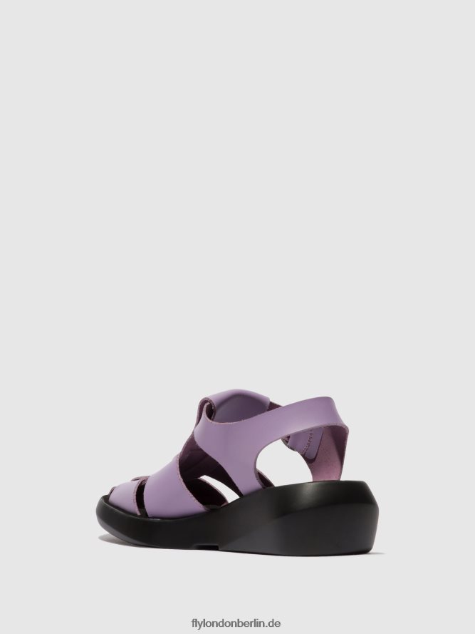 Frauen Fly London violett Riemchensandalen bawe842 DP8RD8429