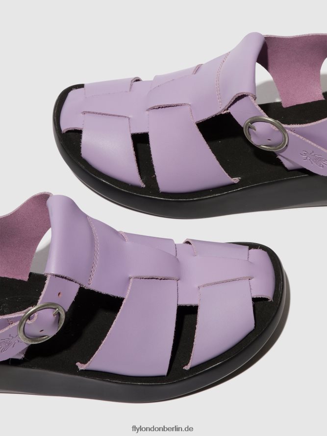 Frauen Fly London violett Riemchensandalen bawe842 DP8RD8429