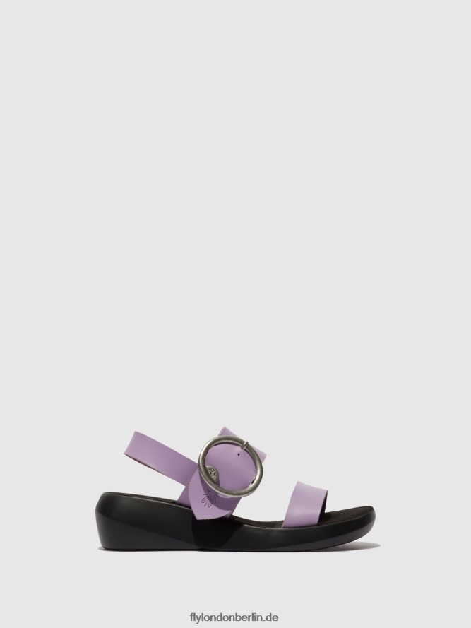 Frauen Fly London violett Slingback-Sandalen bani739 DP8RD8470
