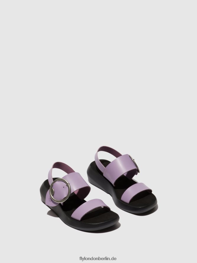 Frauen Fly London violett Slingback-Sandalen bani739 DP8RD8470