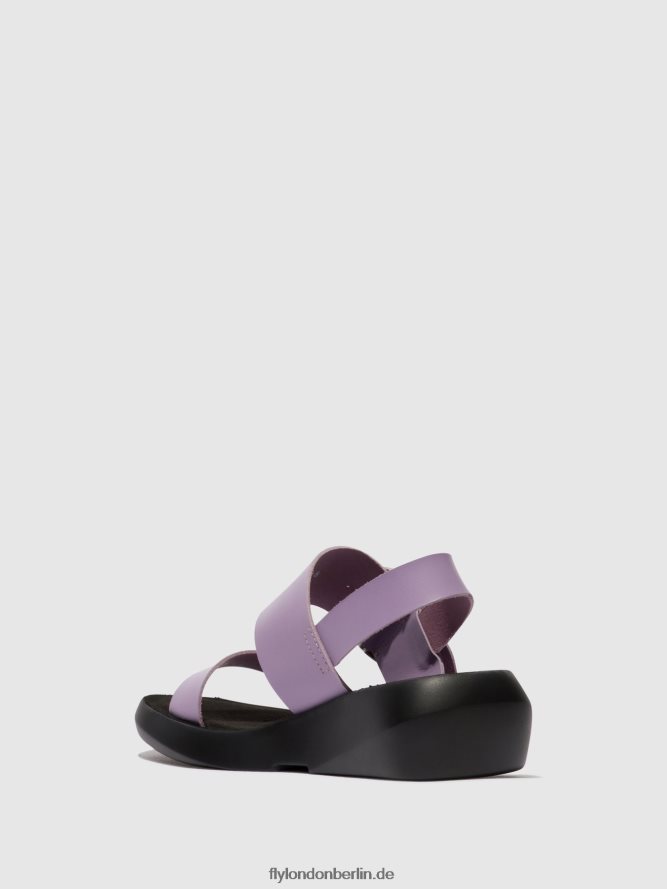 Frauen Fly London violett Slingback-Sandalen bani739 DP8RD8470