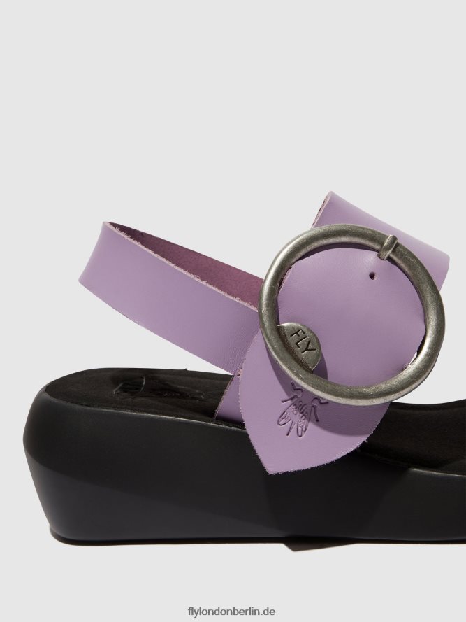 Frauen Fly London violett Slingback-Sandalen bani739 DP8RD8470