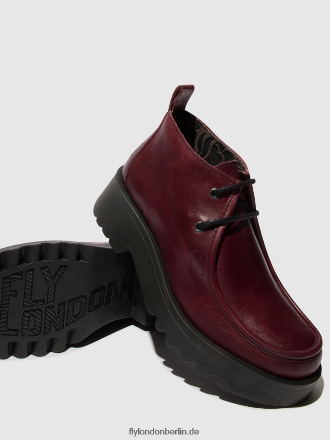 Frauen Fly London lila Schnürschuhe megg90 DP8RD8682