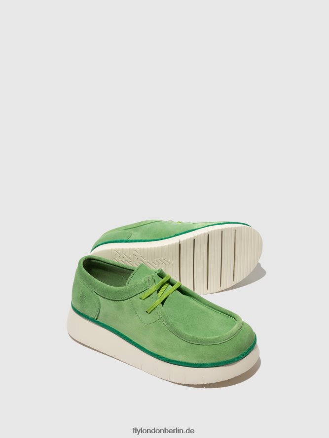 Frauen Fly London lindgrün Schnürschuhe ceza437 DP8RD8657