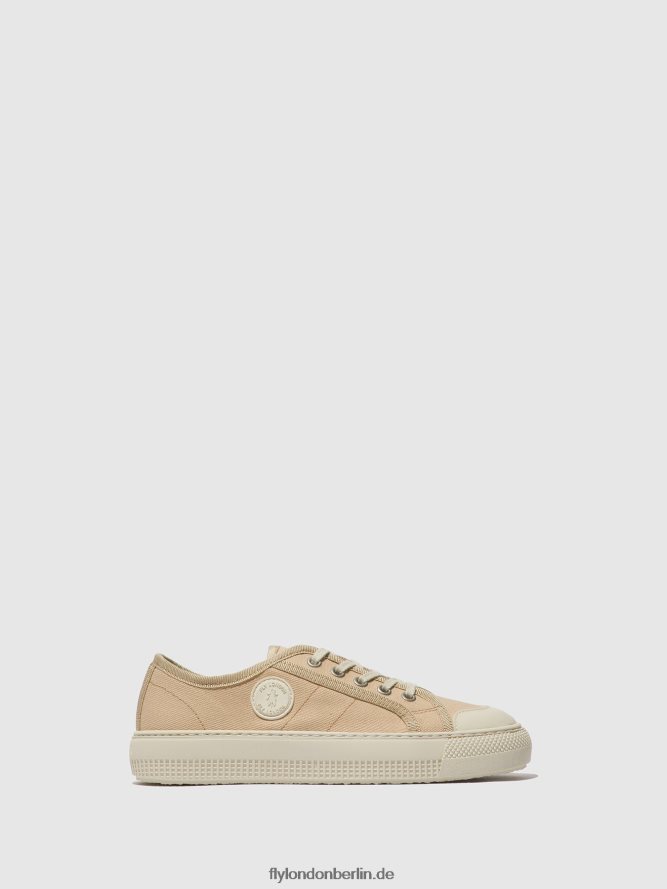 Frauen Fly London Beige Schnürsneaker tere557 DP8RD8741