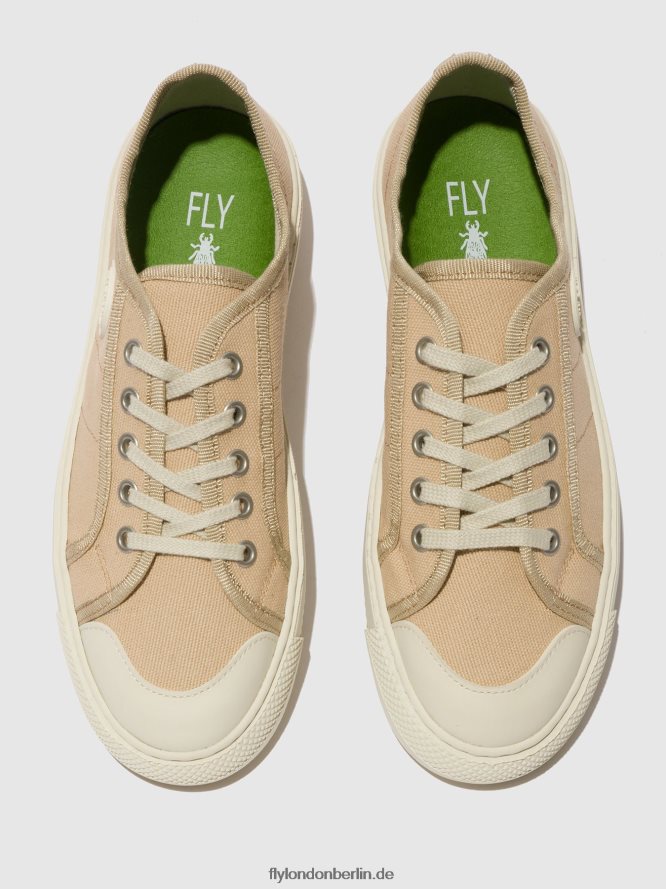 Frauen Fly London Beige Schnürsneaker tere557 DP8RD8741