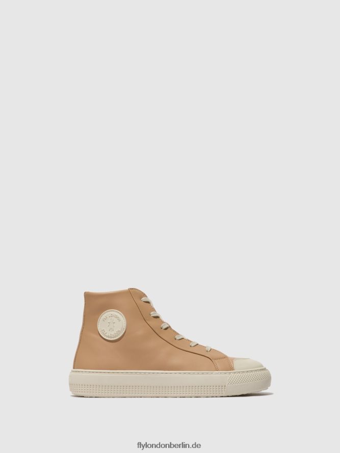 Frauen Fly London Nougat High-Top-Sneaker topy586 DP8RD8728