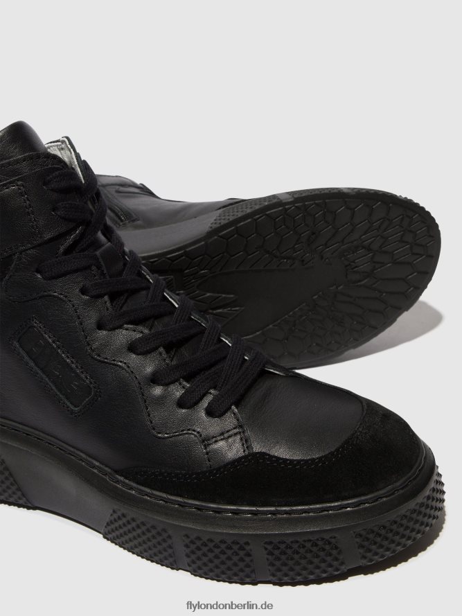Frauen Fly London Schwarz Schnürsneaker eppe531 DP8RD8736