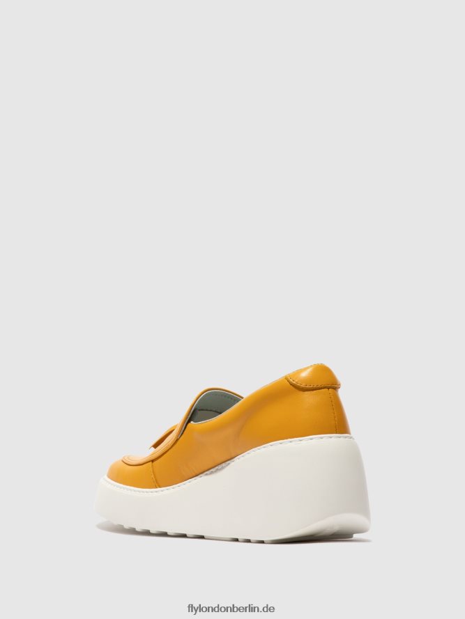 Frauen Fly London Senf Slip-on-Sneaker dala579 DP8RD8710