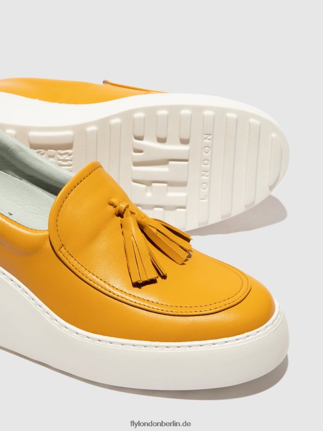 Frauen Fly London Senf Slip-on-Sneaker dala579 DP8RD8710