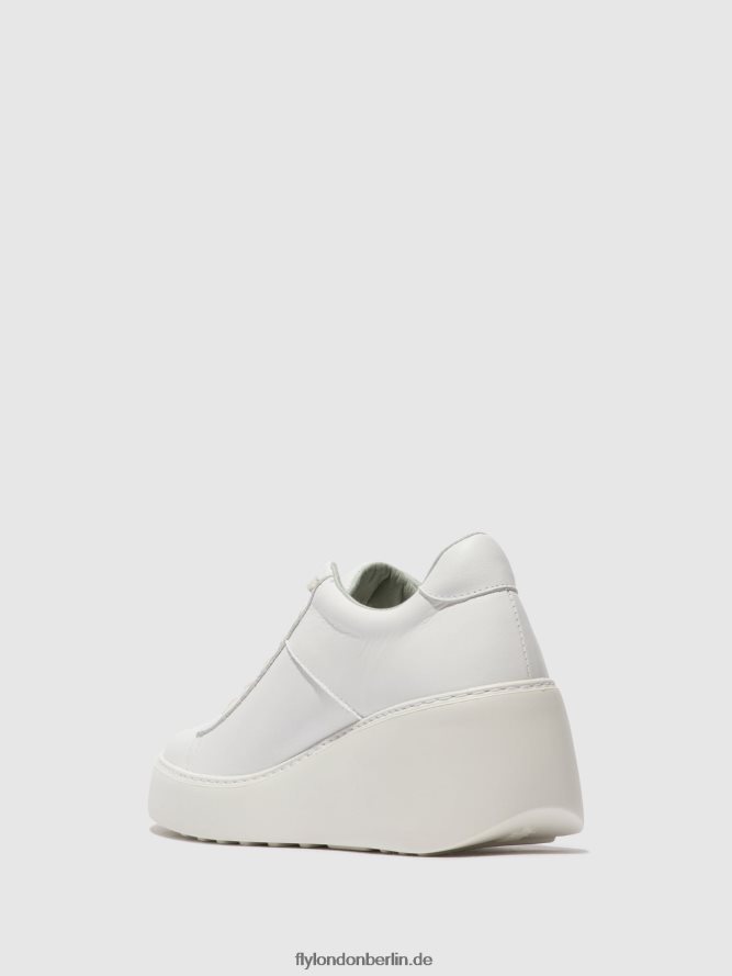 Frauen Fly London Weiss Schnürsneaker delf580 DP8RD8721