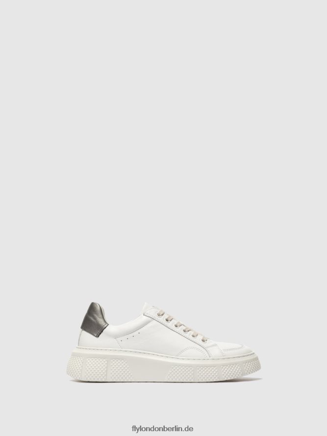 Frauen Fly London Weiss Schnürsneaker emmy510 DP8RD8761
