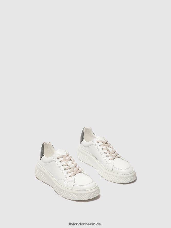 Frauen Fly London Weiss Schnürsneaker emmy510 DP8RD8761