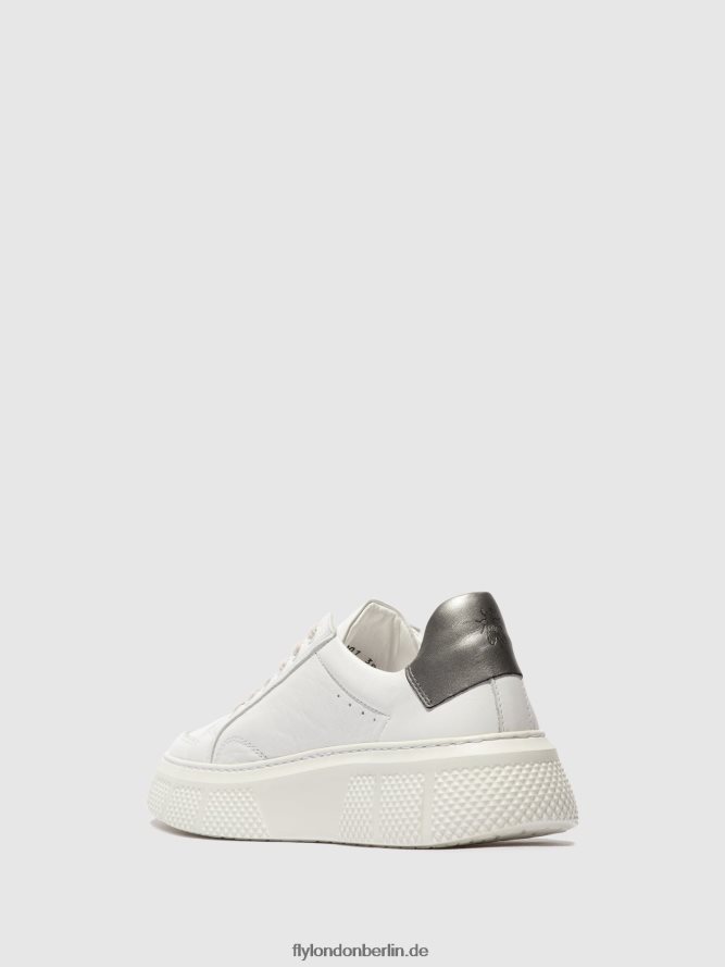 Frauen Fly London Weiss Schnürsneaker emmy510 DP8RD8761