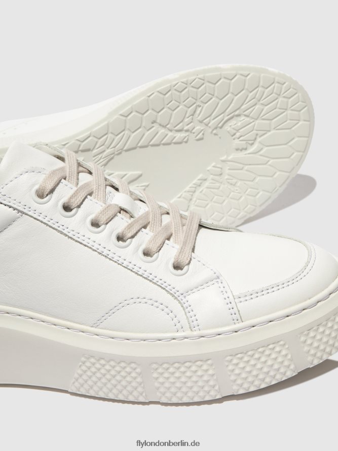 Frauen Fly London Weiss Schnürsneaker emmy510 DP8RD8761