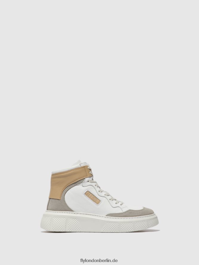 Frauen Fly London beton/weiß/beige Schnürsneaker eppe531 DP8RD8735