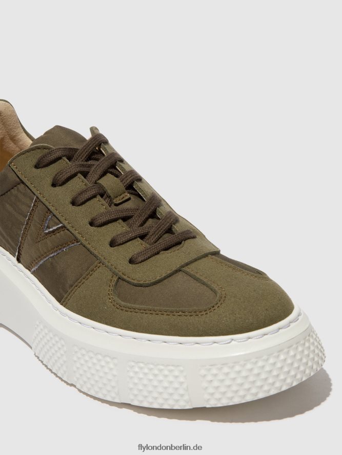 Frauen Fly London khaki Schnürsneaker essa511 DP8RD8759