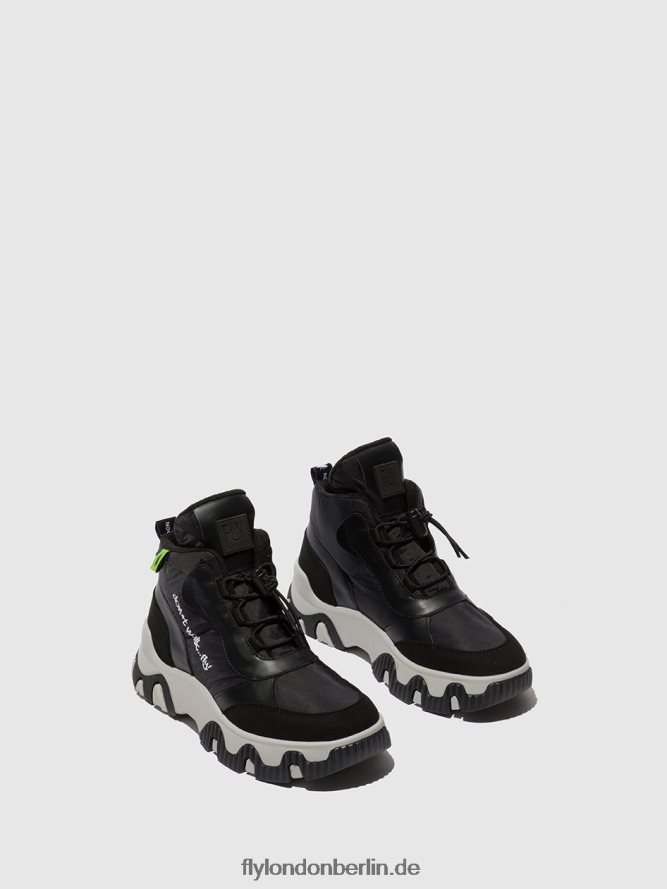 Frauen Fly London mehrfarbig schwarz Schnürsneaker fumo892 DP8RD8745