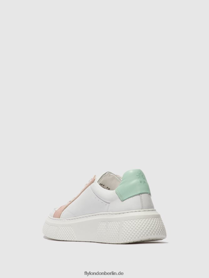 Frauen Fly London weiß/nude/mynt Schnürsneaker emmy510 DP8RD8758