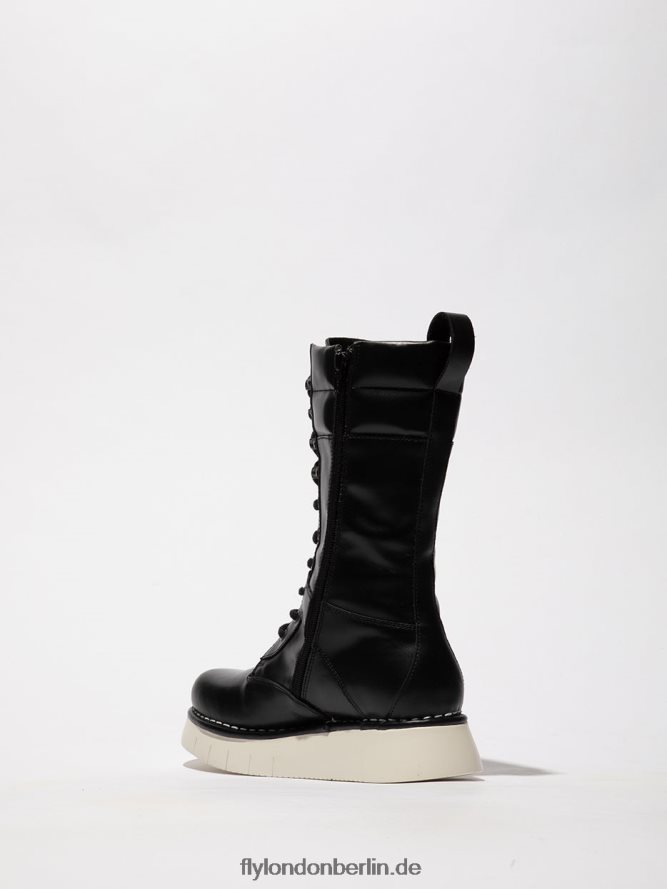 Frauen Fly London Tunderschwarz Schnürstiefel ieva245 DP8RD8313