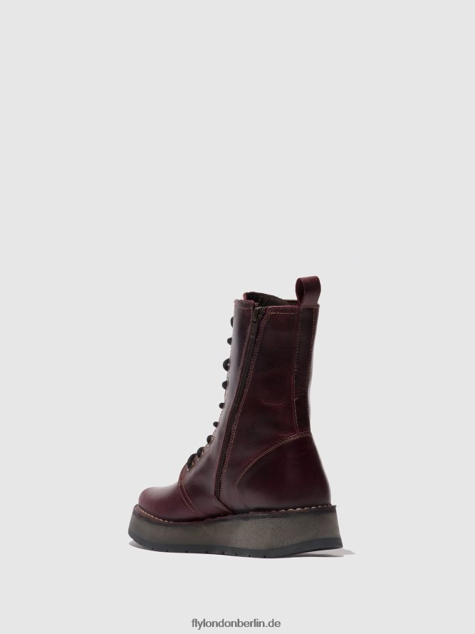 Frauen Fly London lila Schnürstiefel rami043 DP8RD8291
