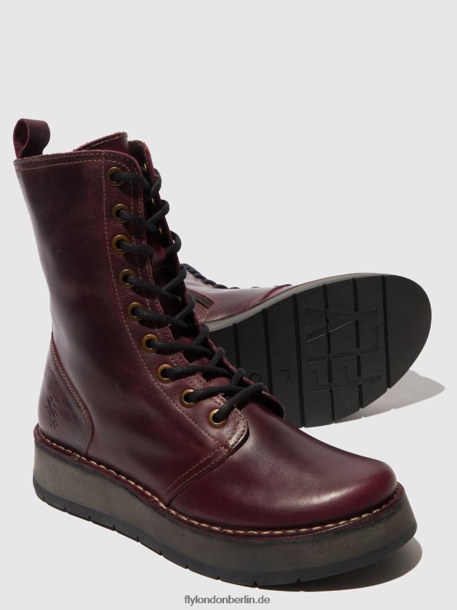 Frauen Fly London lila Schnürstiefel rami043 DP8RD8291