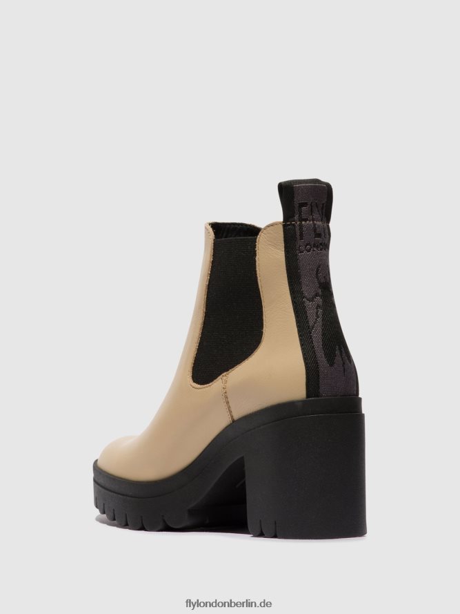 Frauen Fly London Beige Chelsea-Stiefeletten tope520 DP8RD8119